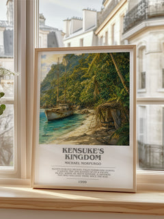 Kensuke's Kingdom bookish poster colour and style options – Michael Morpurgo book art