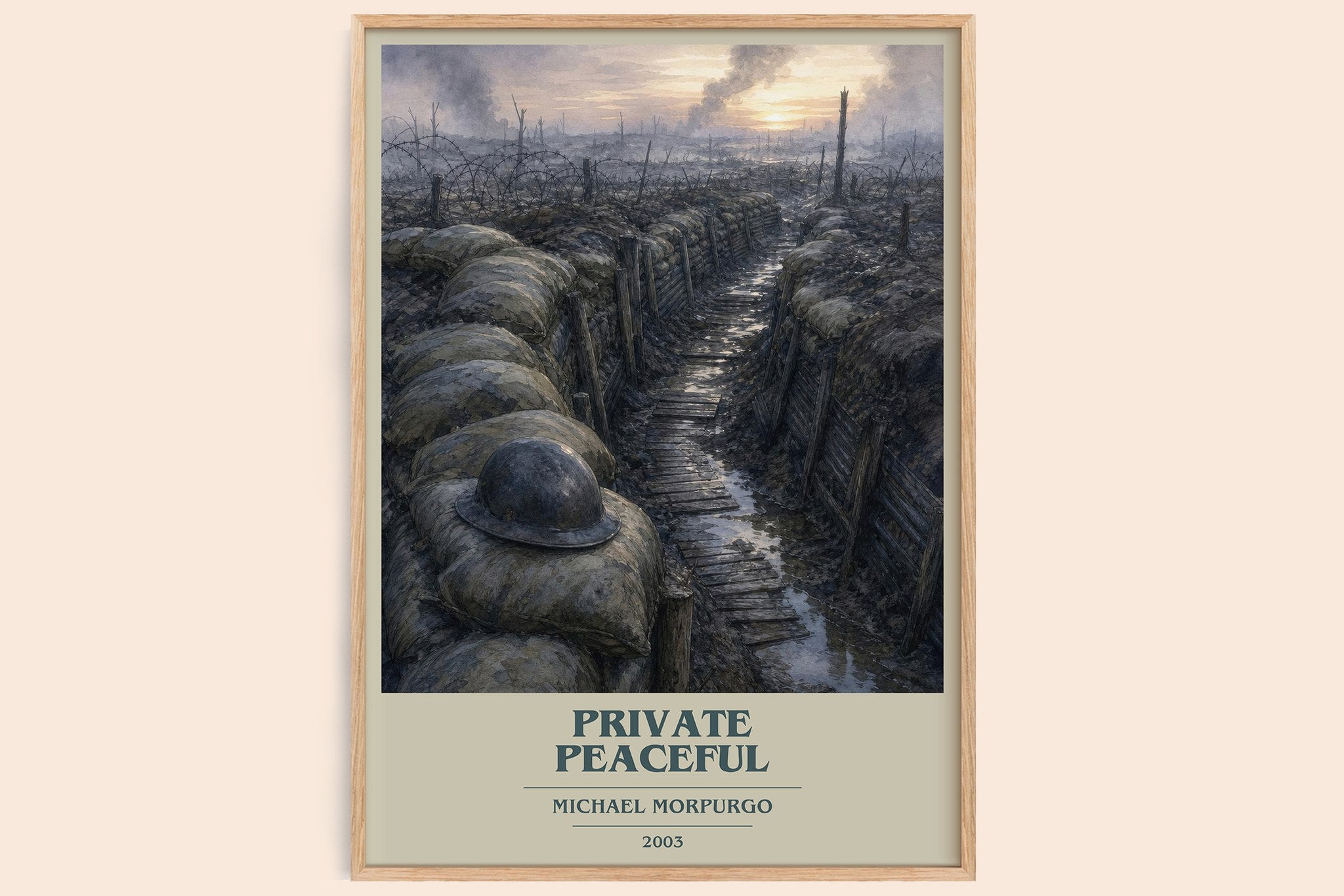 Private Peaceful Book Cover Poster by Michael Morpurgo