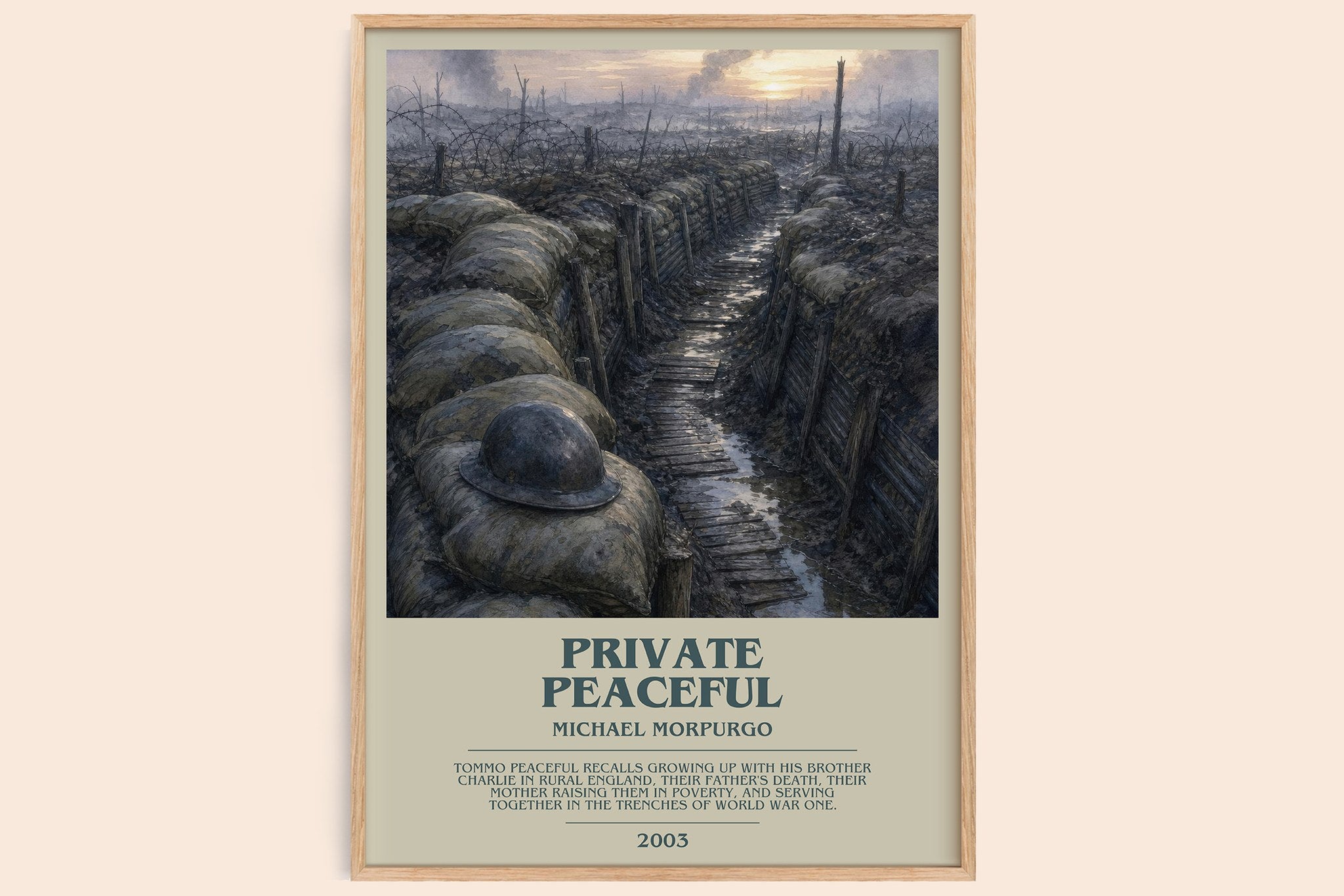 Private Peaceful Bookish Wall Art by Michael Morpurgo