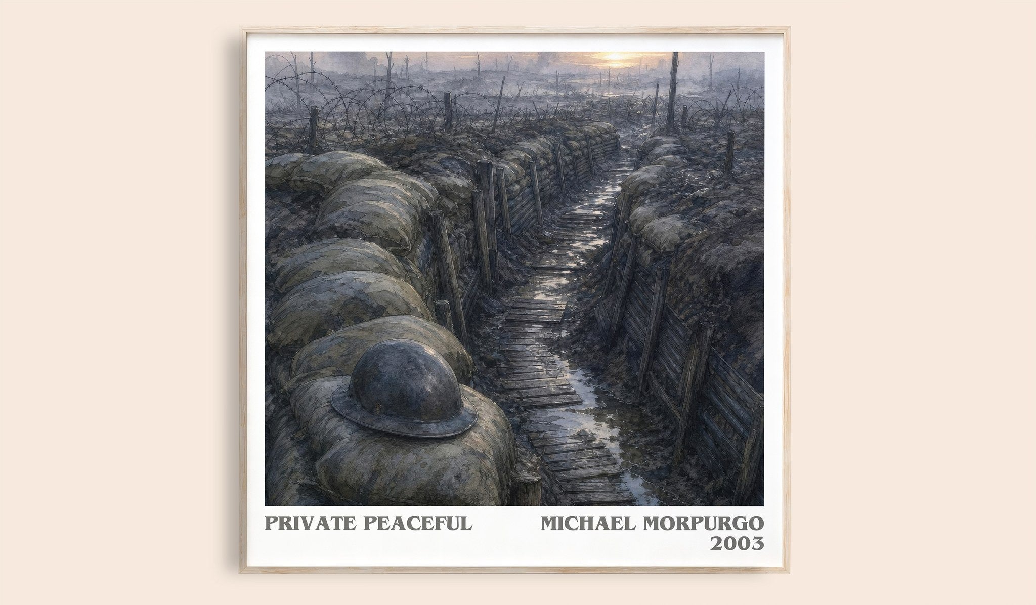 Private Peaceful Literary Art Print by Michael Morpurgo