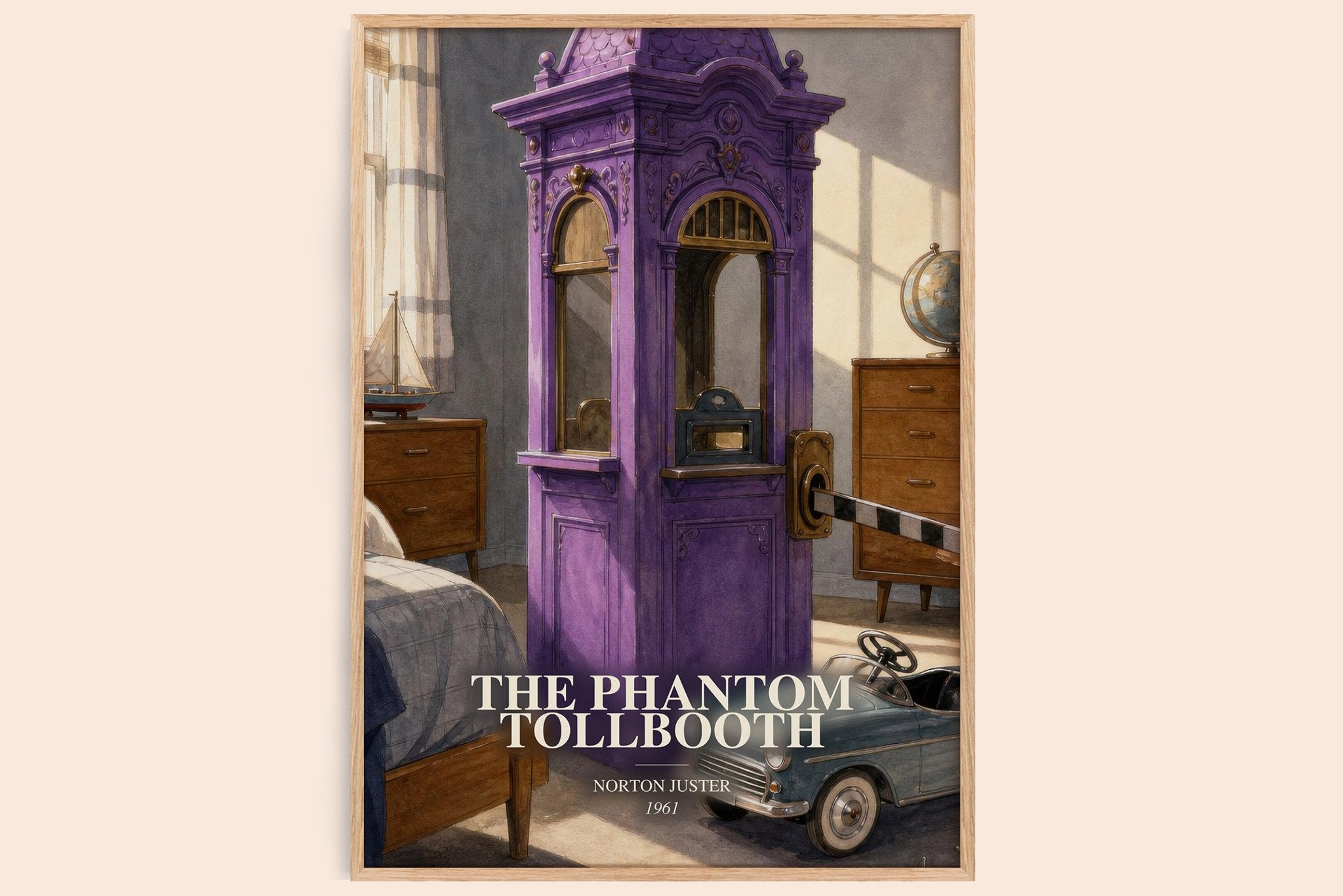 The Phantom Tollbooth Book Watercolour Illustration by Norton Juster