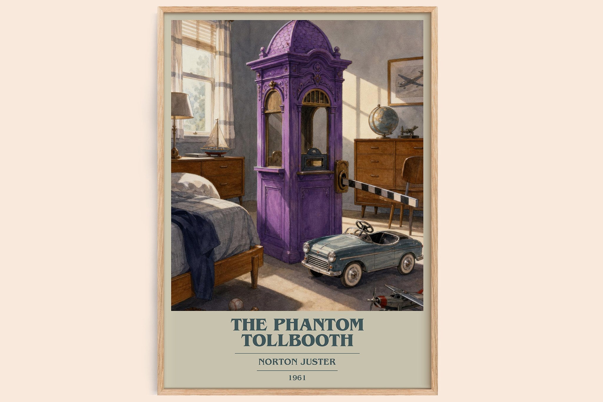 The Phantom Tollbooth Book Cover Poster by Norton Juster