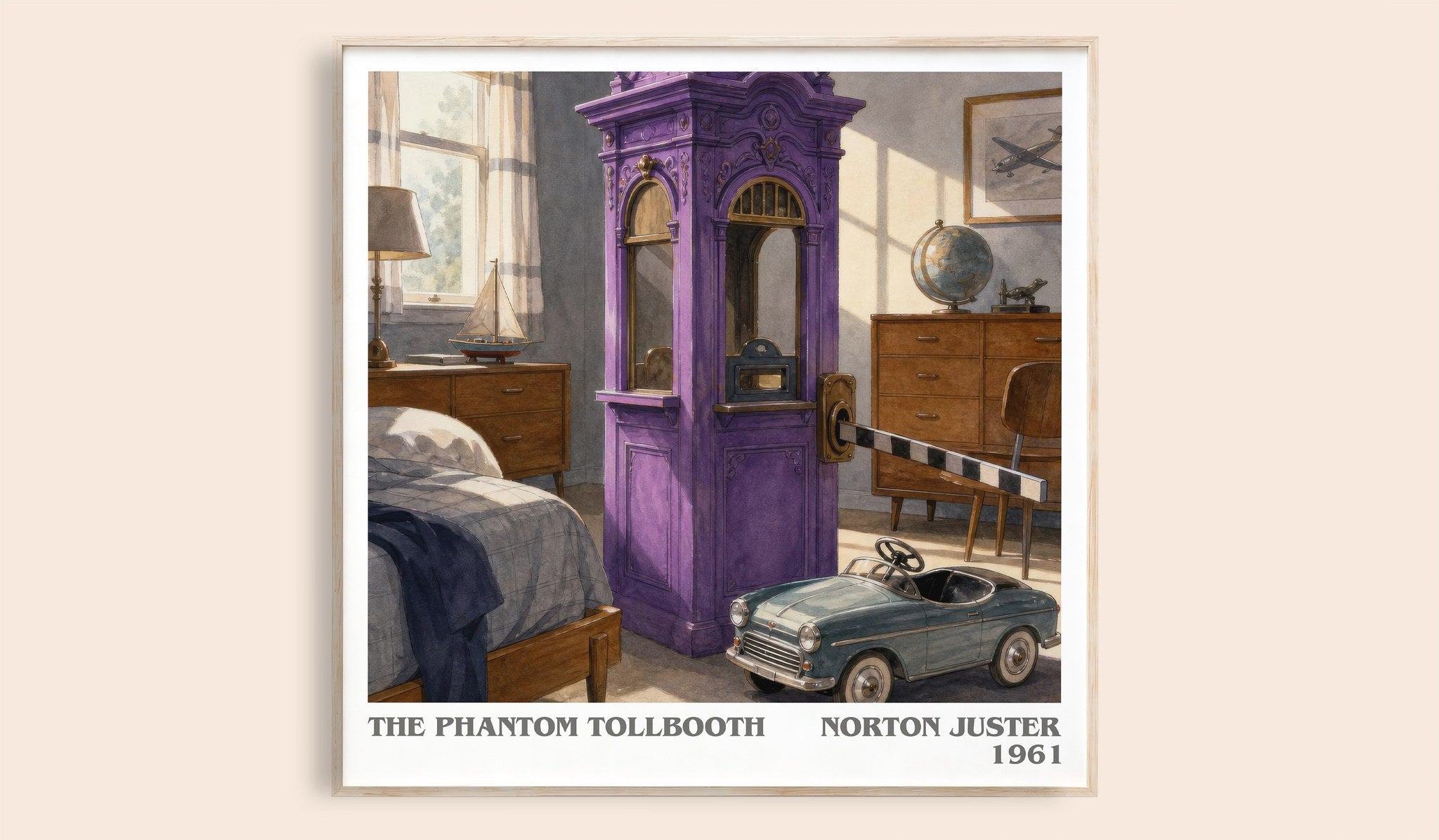 The Phantom Tollbooth Literary Art Print by Norton Juster