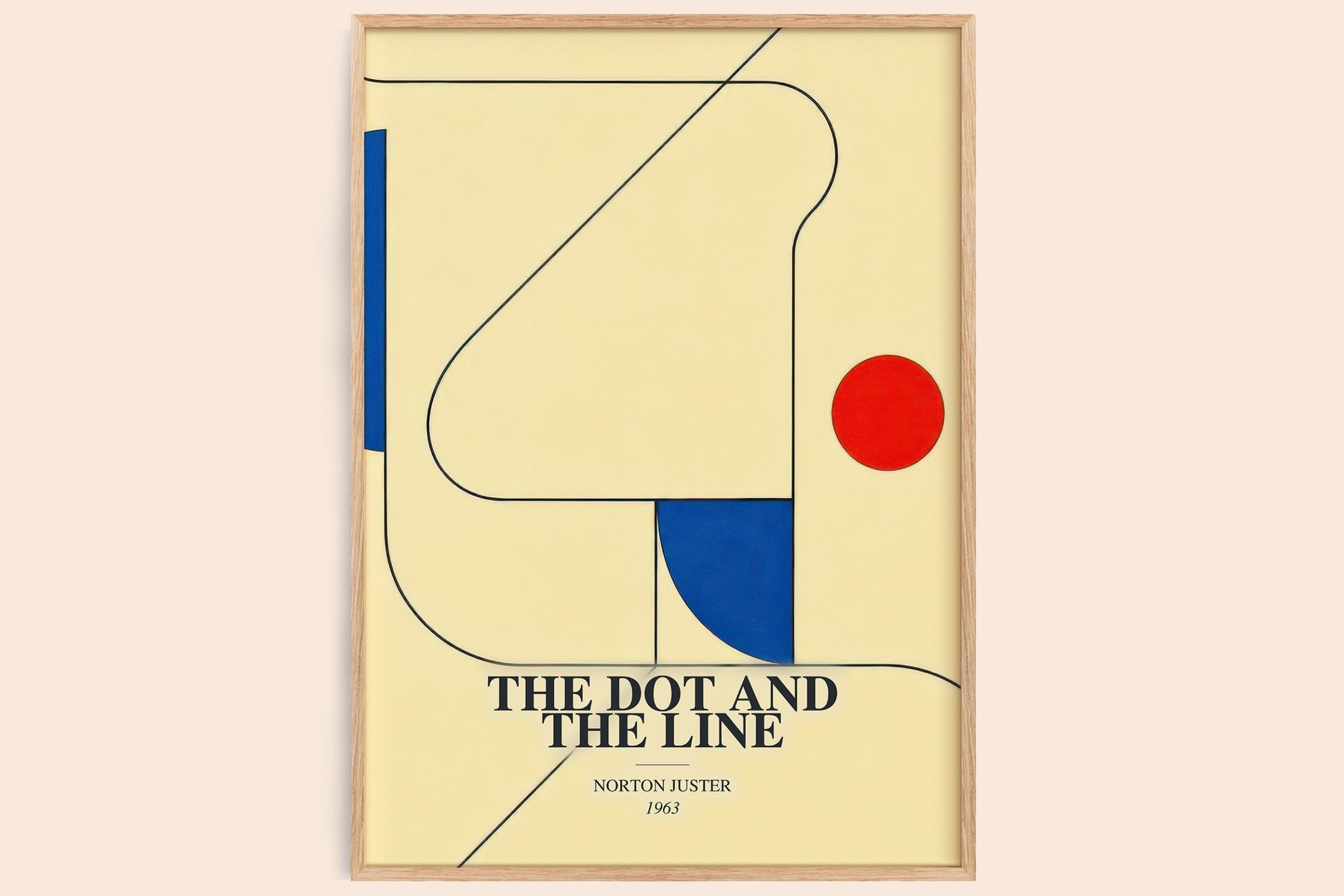 The Dot and the Line Book Watercolour Illustration by Norton Juster