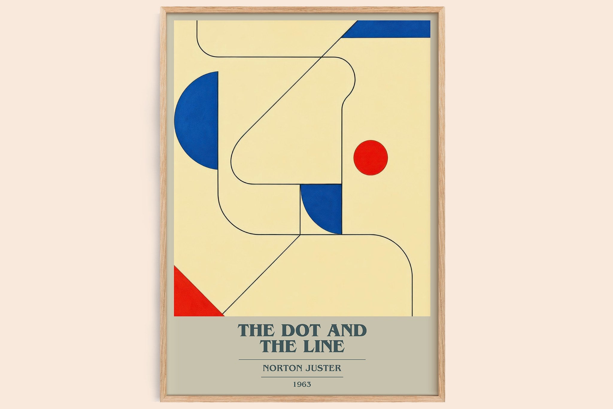 The Dot and the Line Book Cover Poster by Norton Juster
