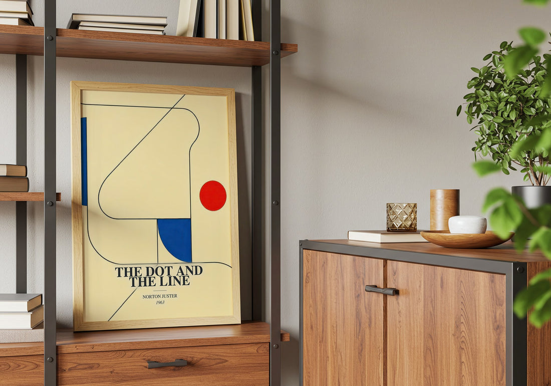 The Dot and the Line book watercolour illustration paper finish options – matte satin gloss
