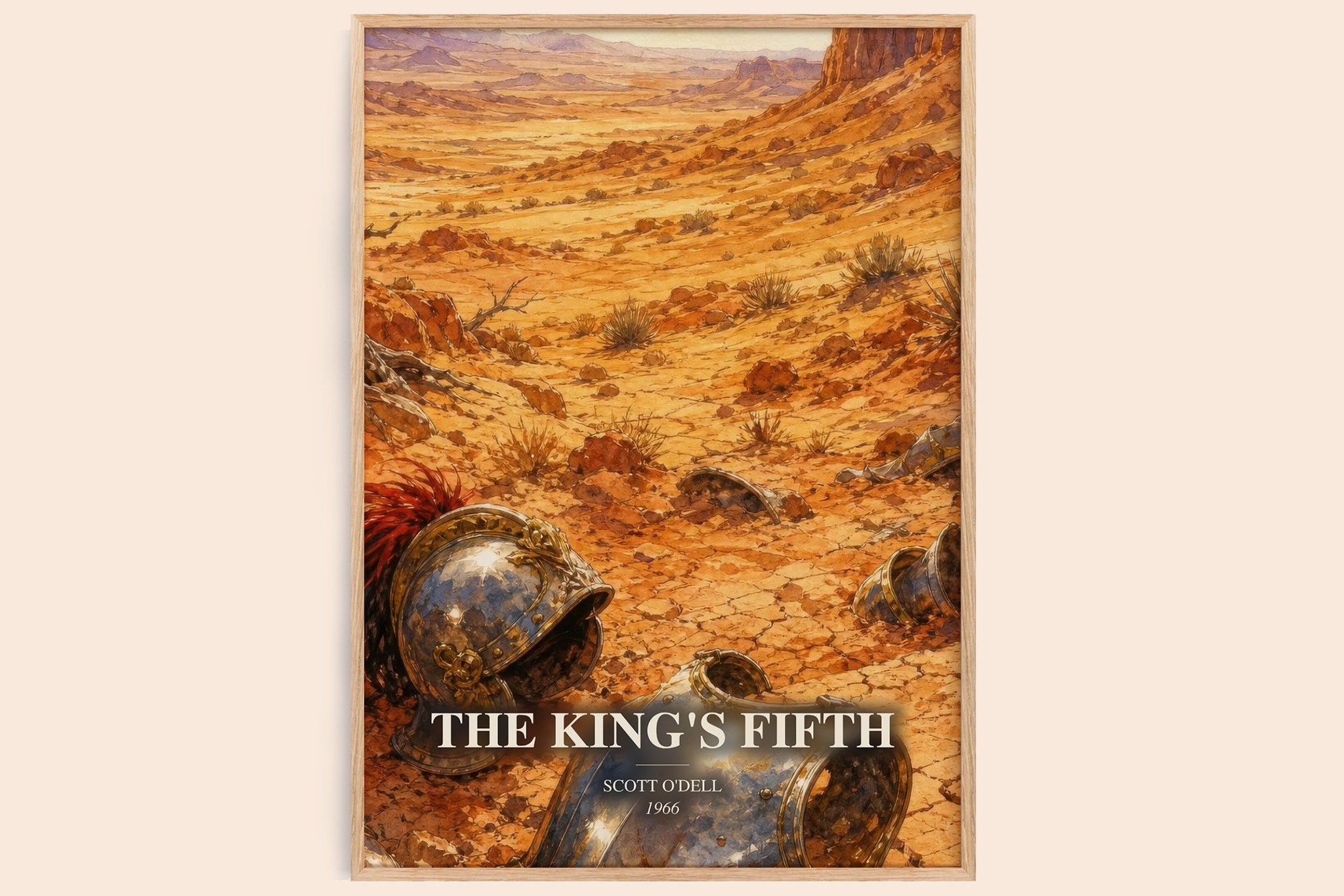 The King's Fifth Book Watercolour Illustration by Scott O'Dell