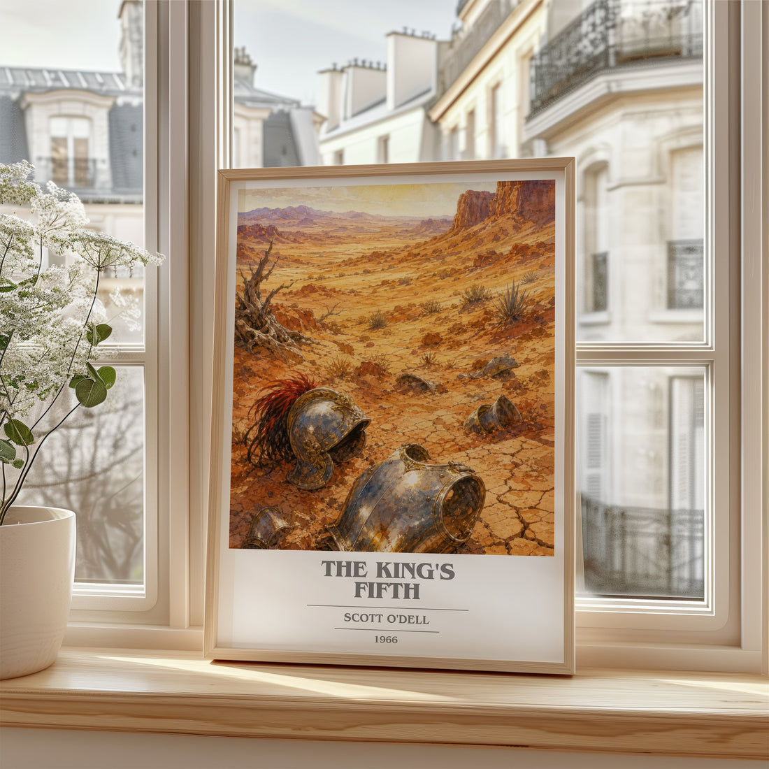 The King's Fifth book cover poster colour and style options – Scott O'Dell book art