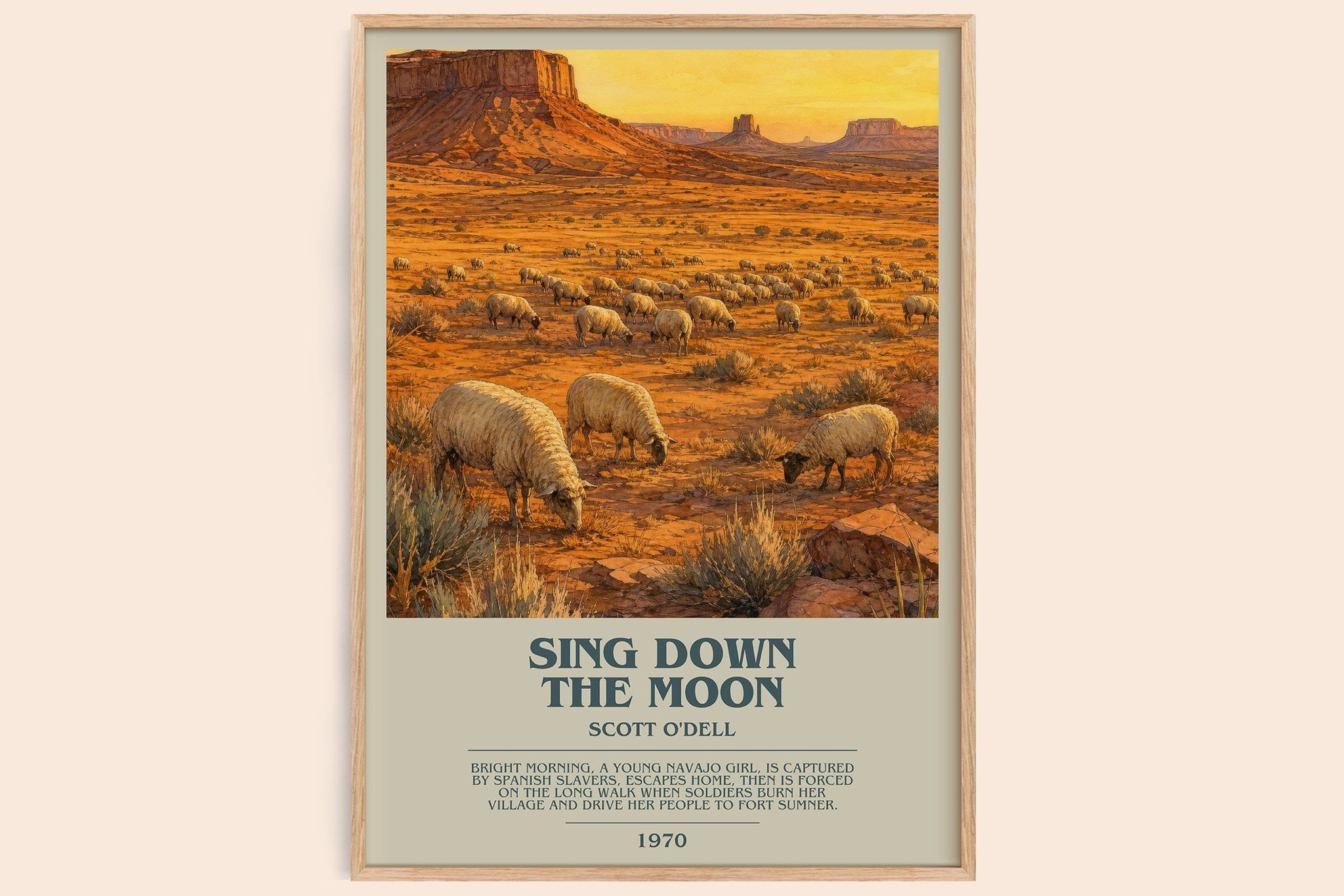 Sing Down the Moon Bookish Wall Art by Scott O'Dell
