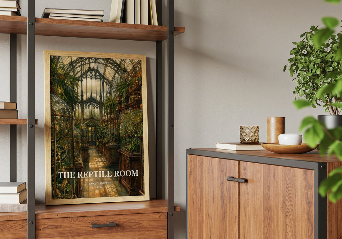 The Reptile Room book watercolour illustration paper finish options – matte satin gloss