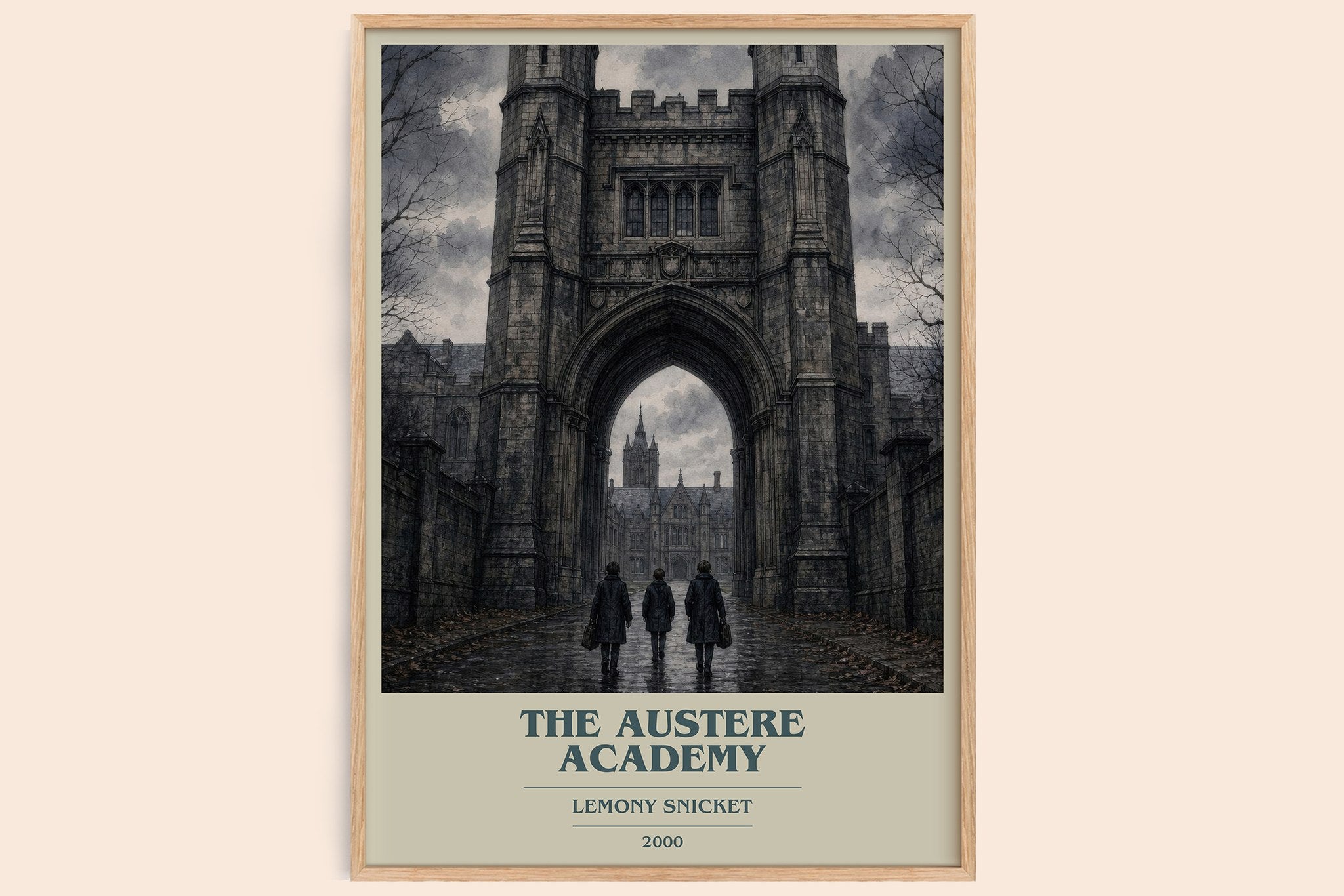 The Austere Academy Book Cover Poster by Lemony Snicket
