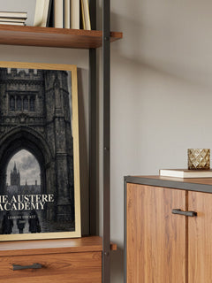 The Austere Academy book watercolour illustration paper finish options – matte satin gloss
