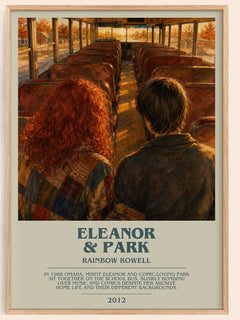 Eleanor & Park Bookish Wall Art by Rainbow Rowell – framed poster