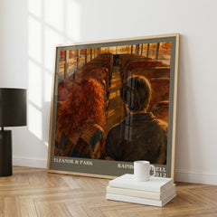 Eleanor & Park literary print framed by window – literary home decor