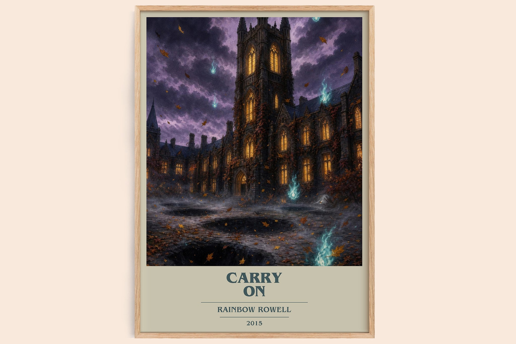 Carry On Book Cover Poster by Rainbow Rowell