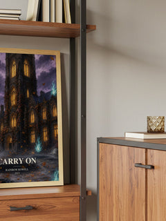 Carry On book watercolour illustration paper finish options – matte satin gloss