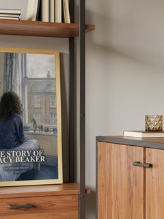 The Story of Tracy Beaker book watercolour illustration paper finish options – matte satin gloss