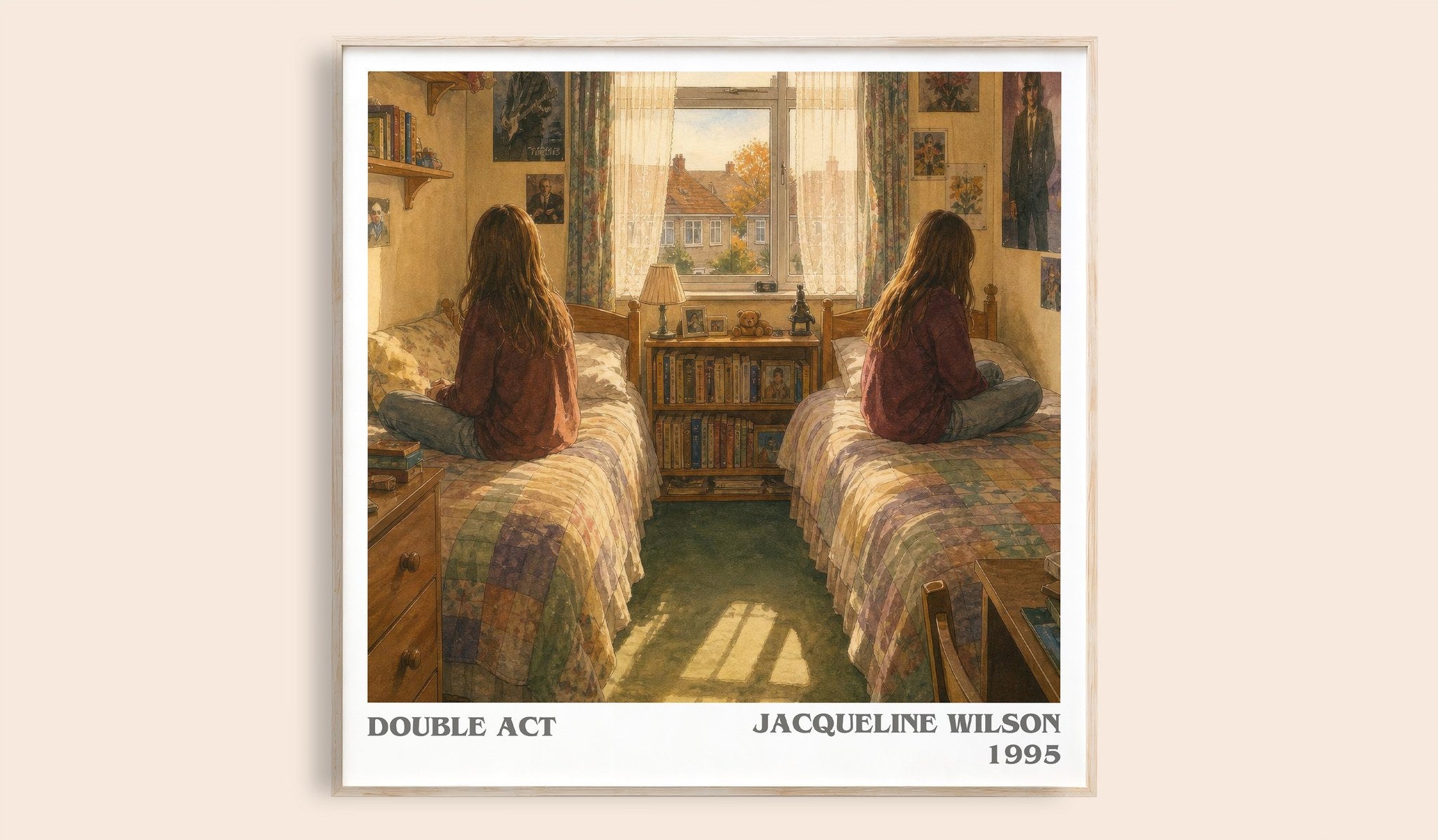 Double Act Literary Art Print by Jacqueline Wilson