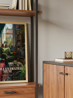 The Illustrated Mum book watercolour illustration paper finish options – matte satin gloss