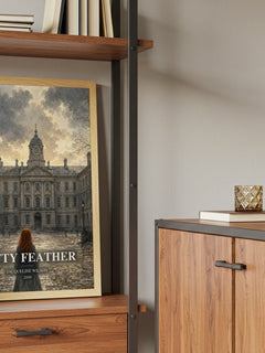 Hetty Feather book watercolour illustration paper finish options – matte satin gloss