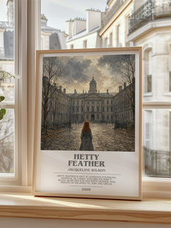 Hetty Feather bookish poster colour and style options – Jacqueline Wilson book art