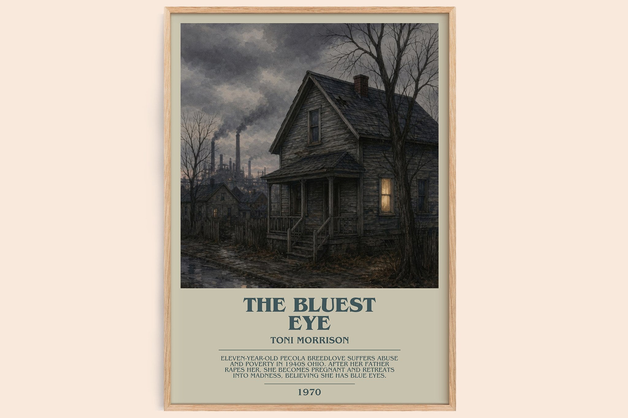 The Bluest Eye Bookish Wall Art by Toni Morrison
