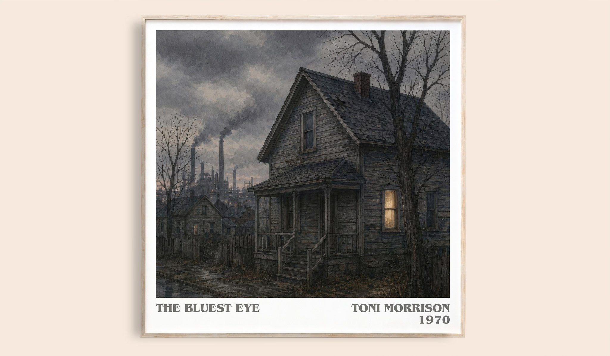 The Bluest Eye Literary Art Print by Toni Morrison