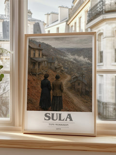 Sula book cover poster colour and style options – Toni Morrison book art