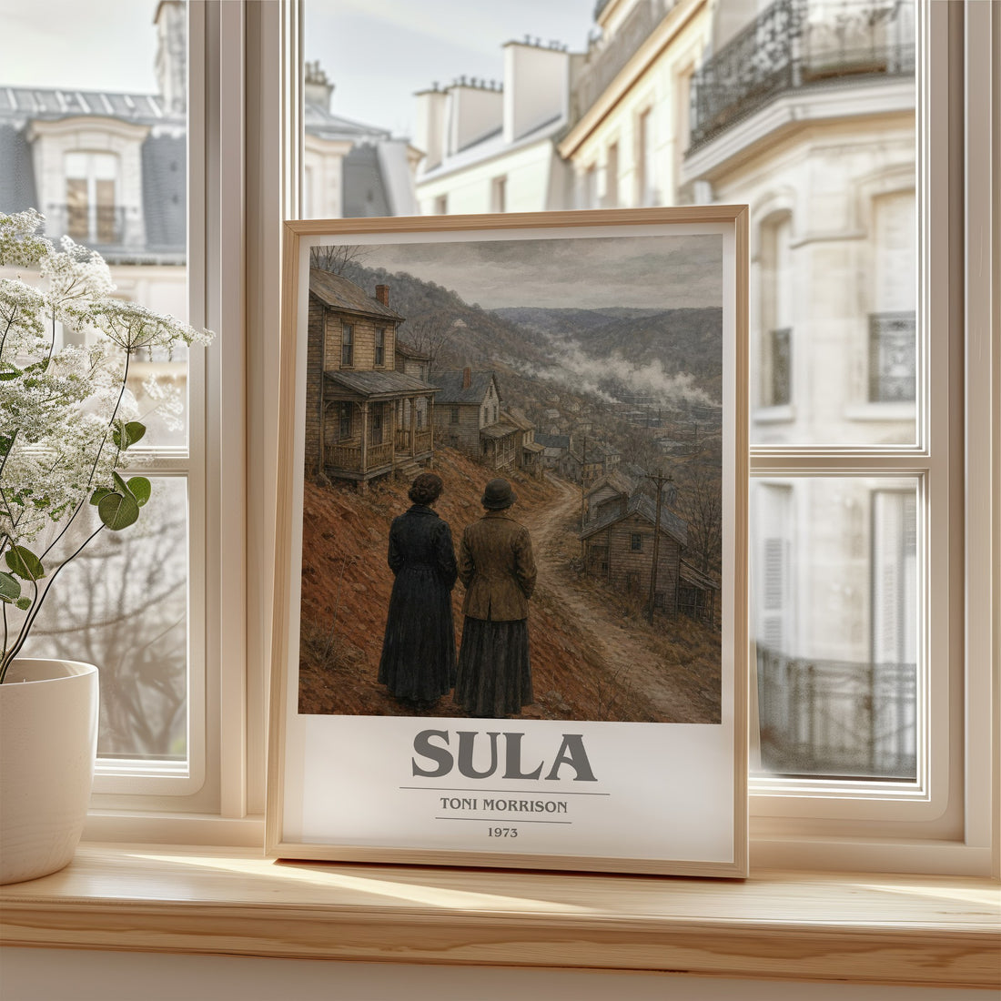 Sula book cover poster colour and style options – Toni Morrison book art