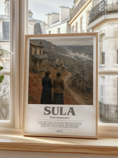 Sula bookish poster colour and style options – Toni Morrison book art
