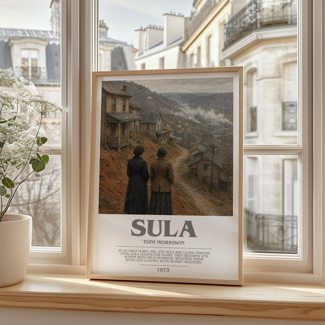 Sula bookish poster colour and style options – Toni Morrison book art