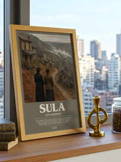 Sula bookish print framed by window – literary home decor