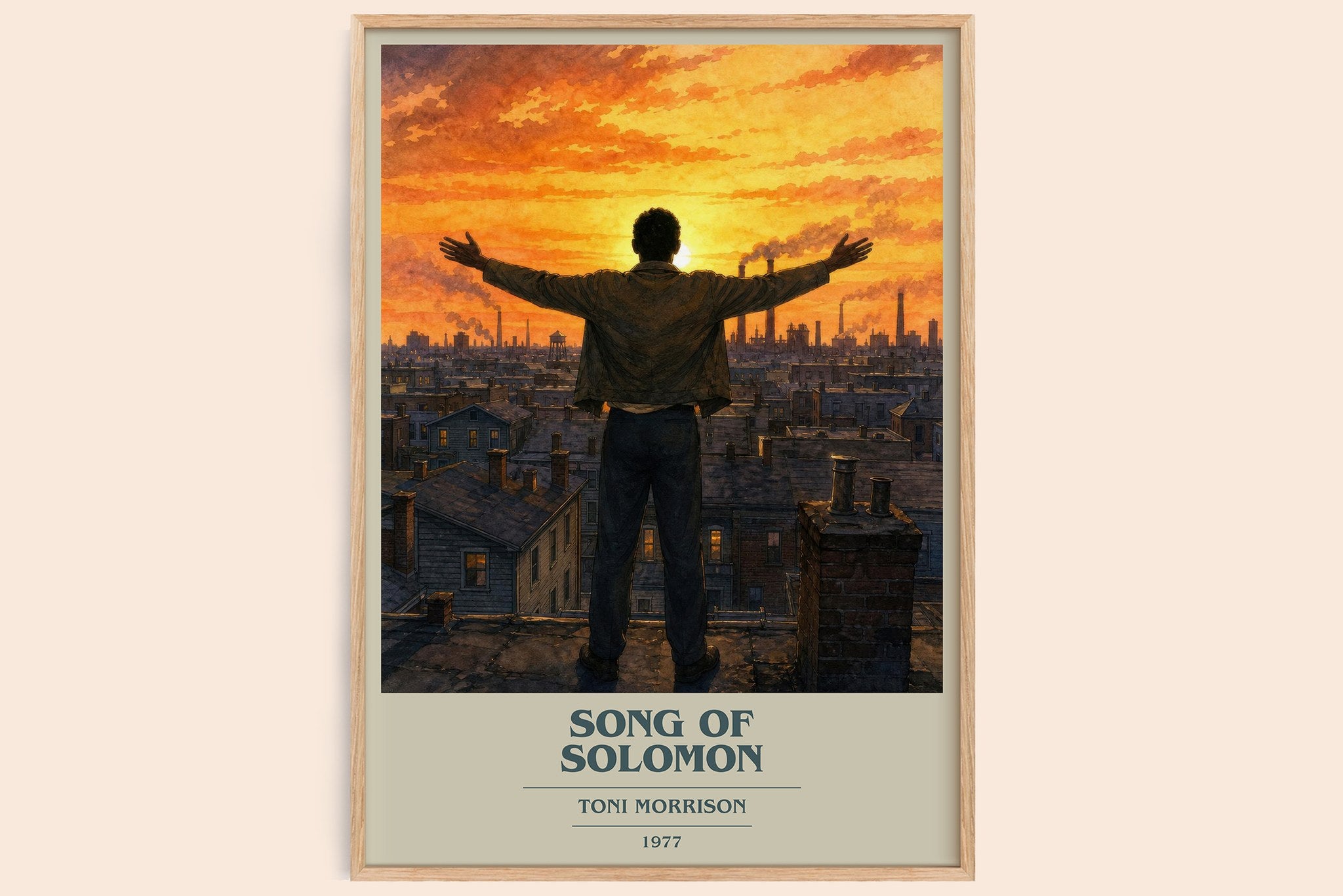 Song of Solomon Book Cover Poster by Toni Morrison