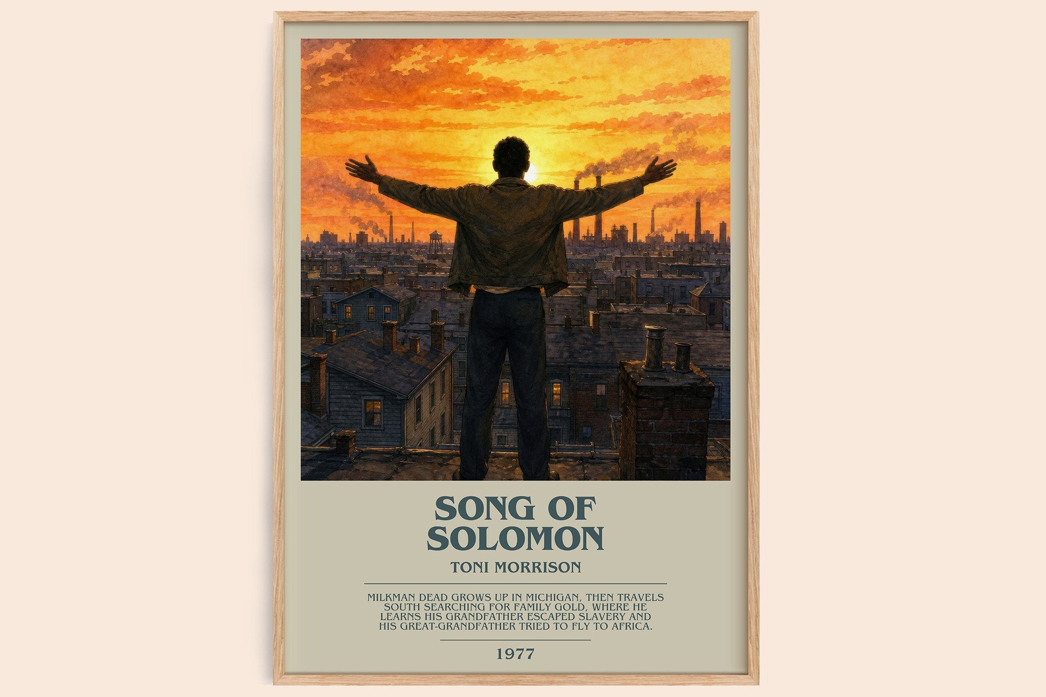Song of Solomon Bookish Wall Art by Toni Morrison