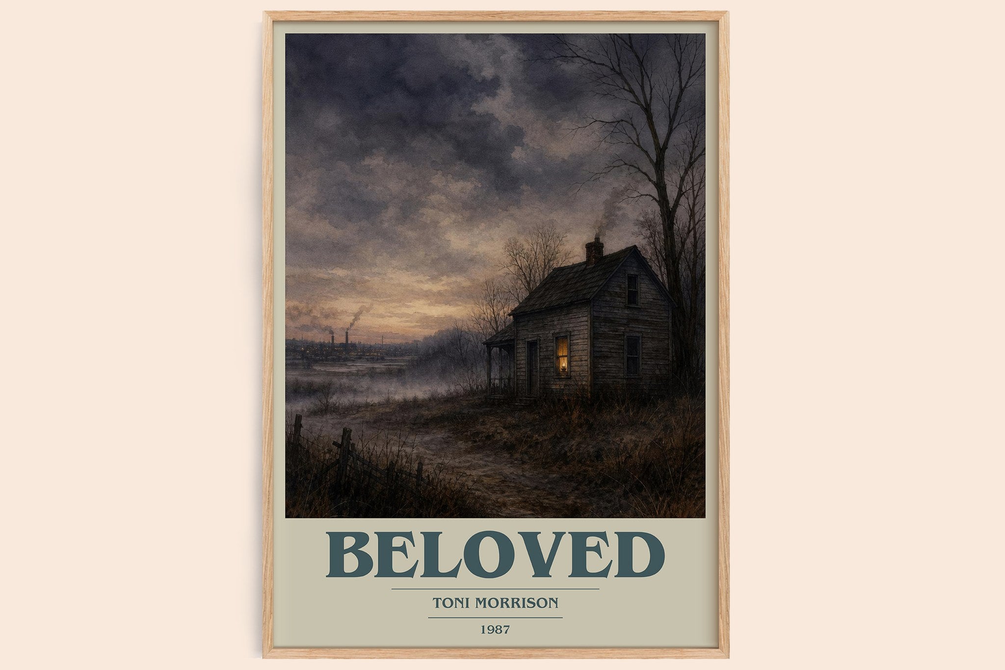 Beloved Book Cover Poster by Toni Morrison