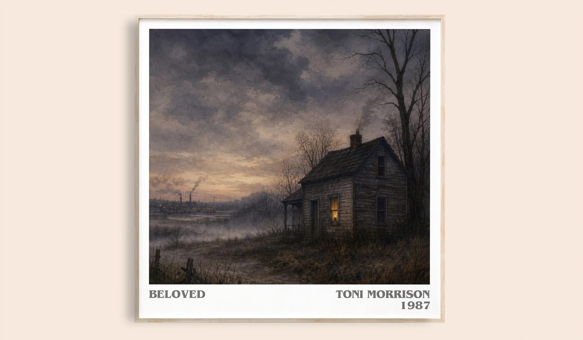 Beloved Literary Art Print by Toni Morrison