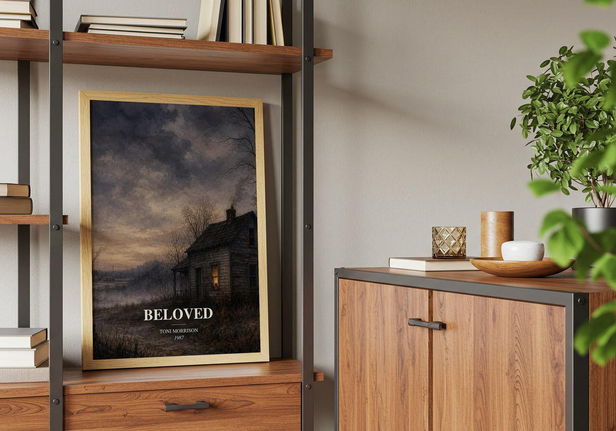 Beloved book watercolour illustration paper finish options – matte satin gloss