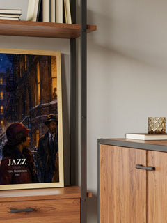 Jazz book watercolour illustration paper finish options – matte satin gloss