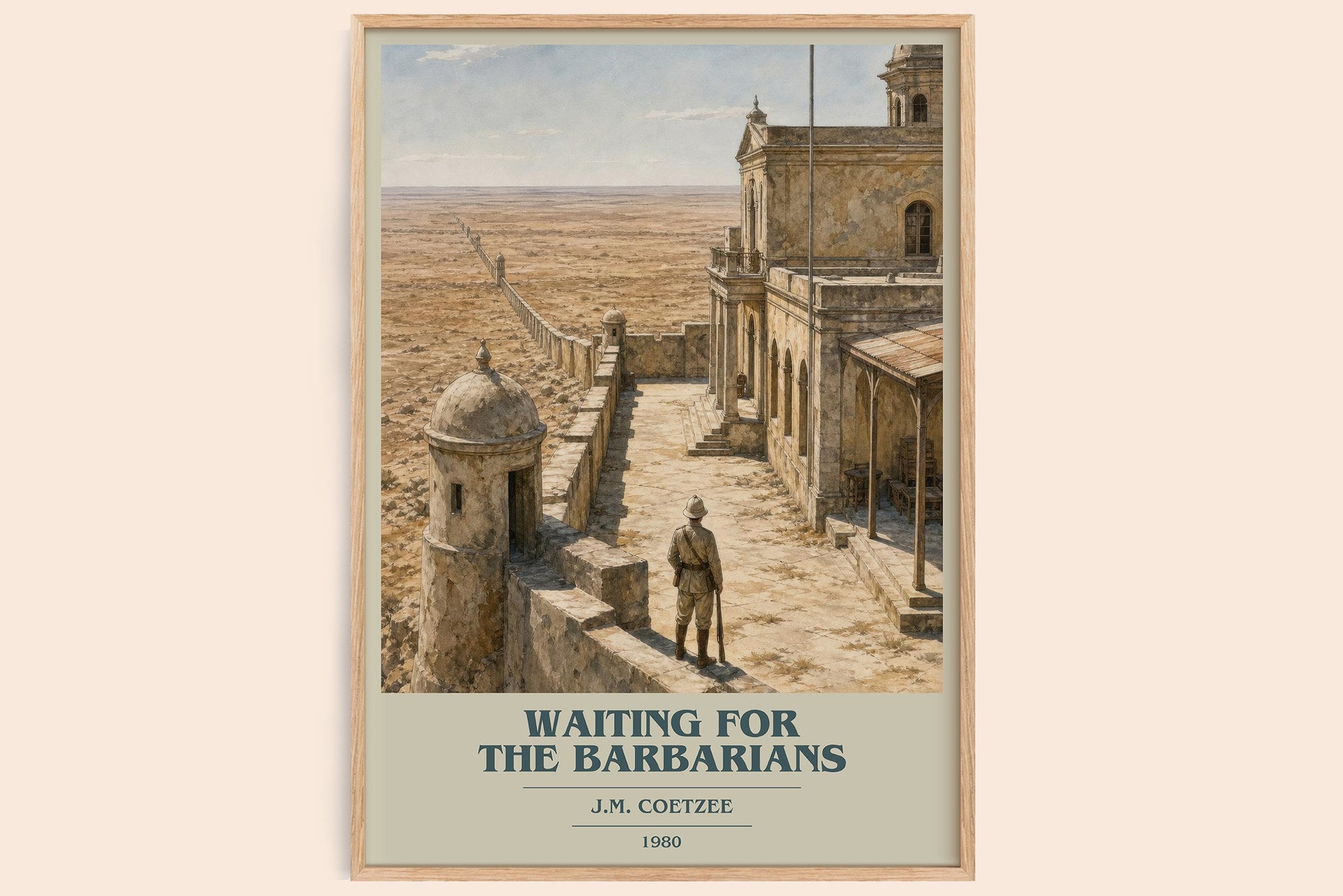 Waiting for the Barbarians Book Cover Poster by J.M. Coetzee