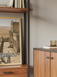 Waiting for the Barbarians book watercolour illustration paper finish options – matte satin gloss