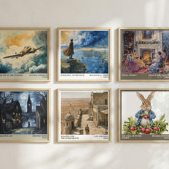 Waiting for the Barbarians literary art print colour and style options – J.M. Coetzee book art