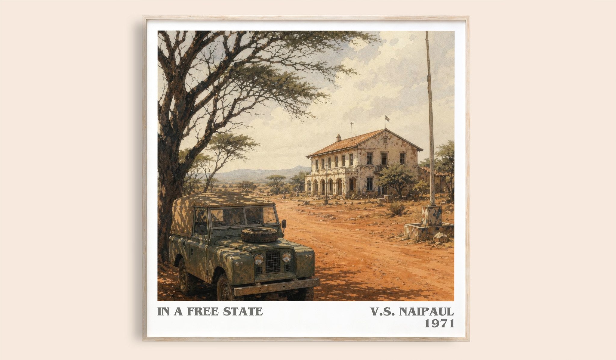 In a Free State Literary Art Print by V.S. Naipaul