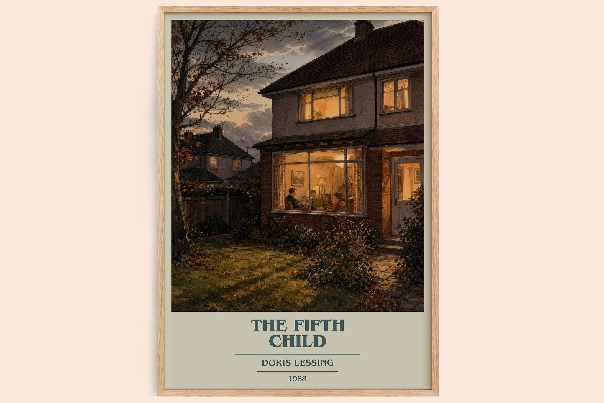The Fifth Child Book Cover Poster by Doris Lessing