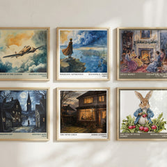 The Fifth Child literary art print colour and style options – Doris Lessing book art