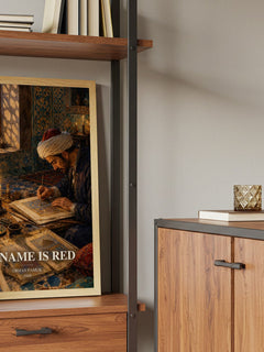 My Name Is Red book watercolour illustration paper finish options – matte satin gloss