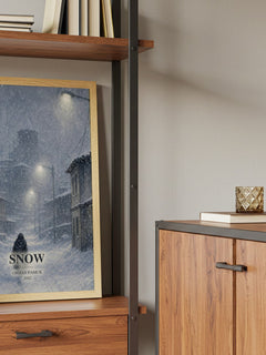 Snow book watercolour illustration paper finish options – matte satin gloss