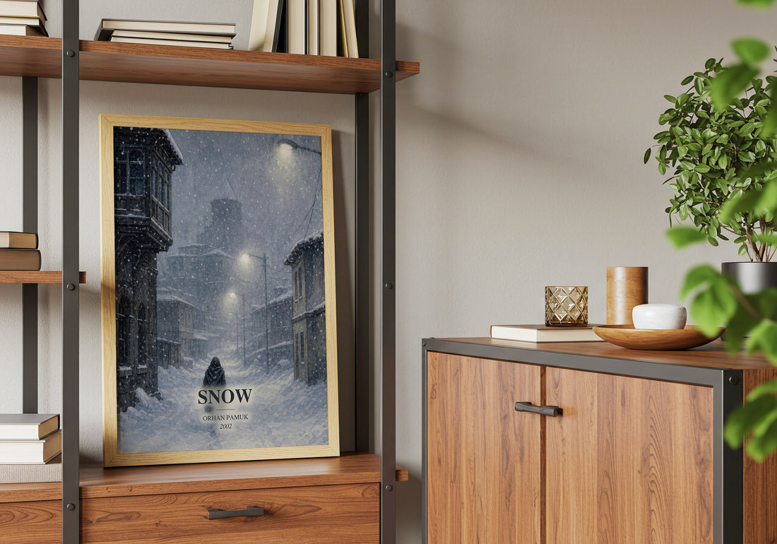 Snow book watercolour illustration paper finish options – matte satin gloss