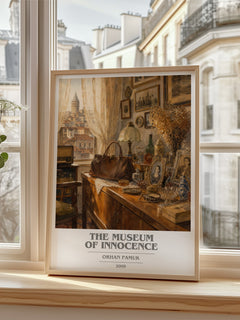 The Museum of Innocence book cover poster colour and style options – Orhan Pamuk book art