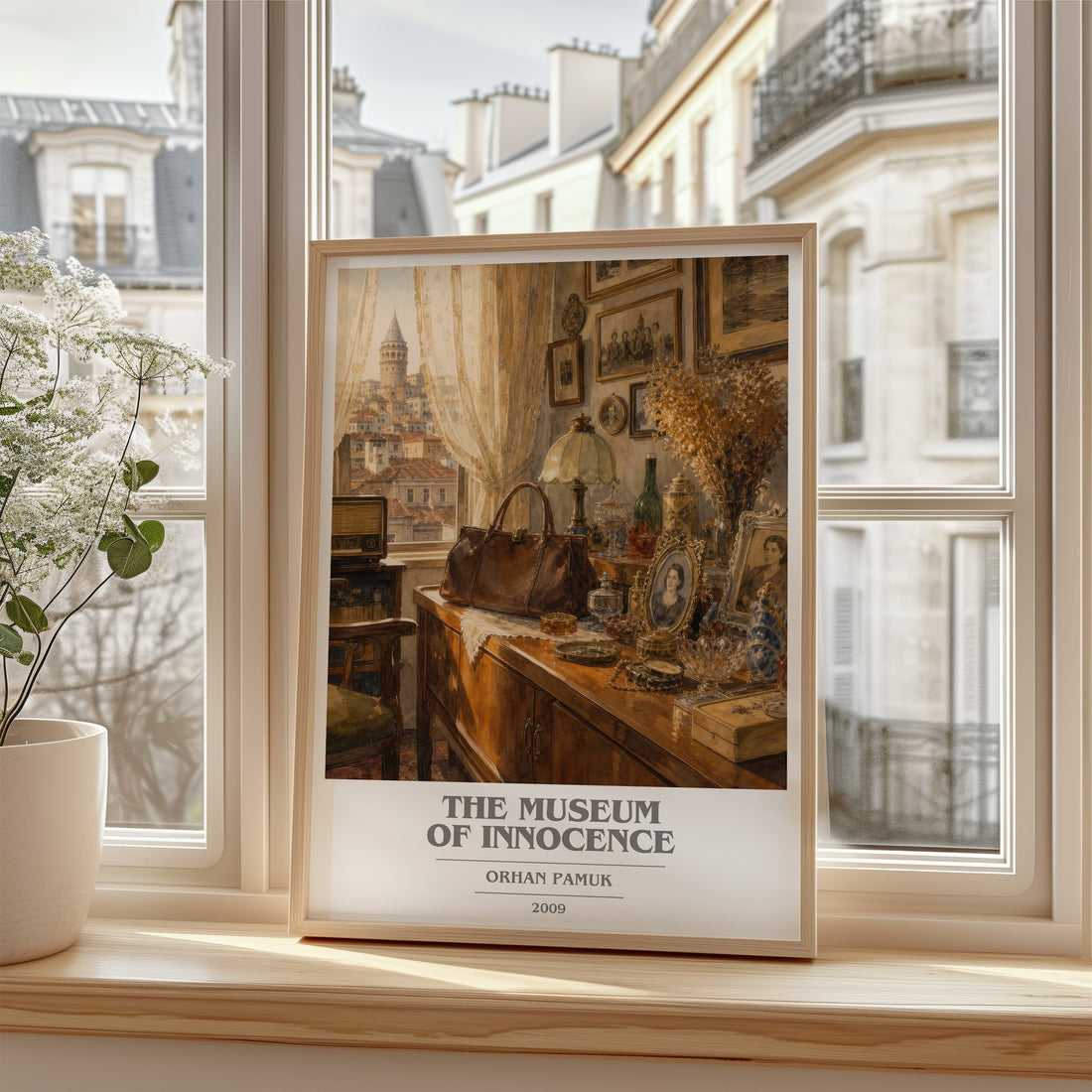 The Museum of Innocence book cover poster colour and style options – Orhan Pamuk book art