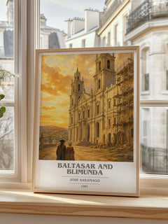 Baltasar and Blimunda book cover poster colour and style options – José Saramago book art
